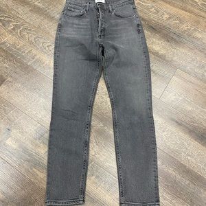 agolde nico high rise straight jeans